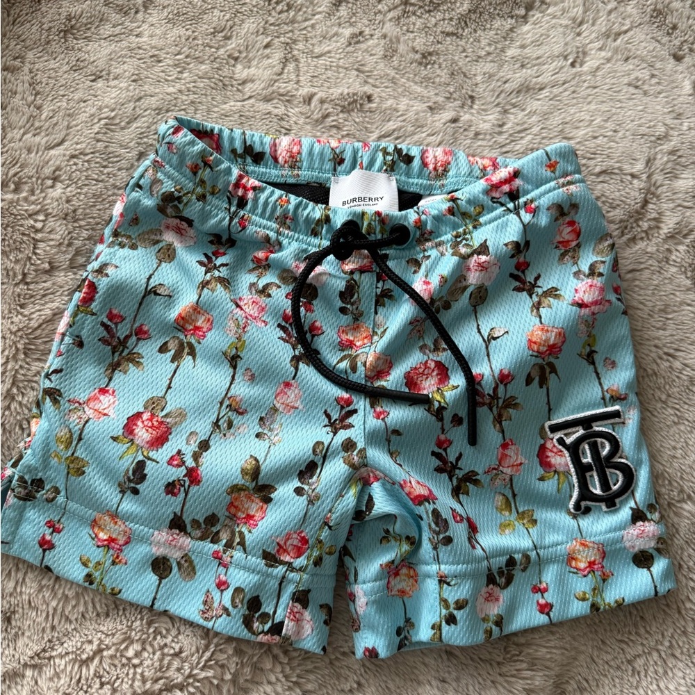 Burberry Baby Floral Shorts – Size 12 Months